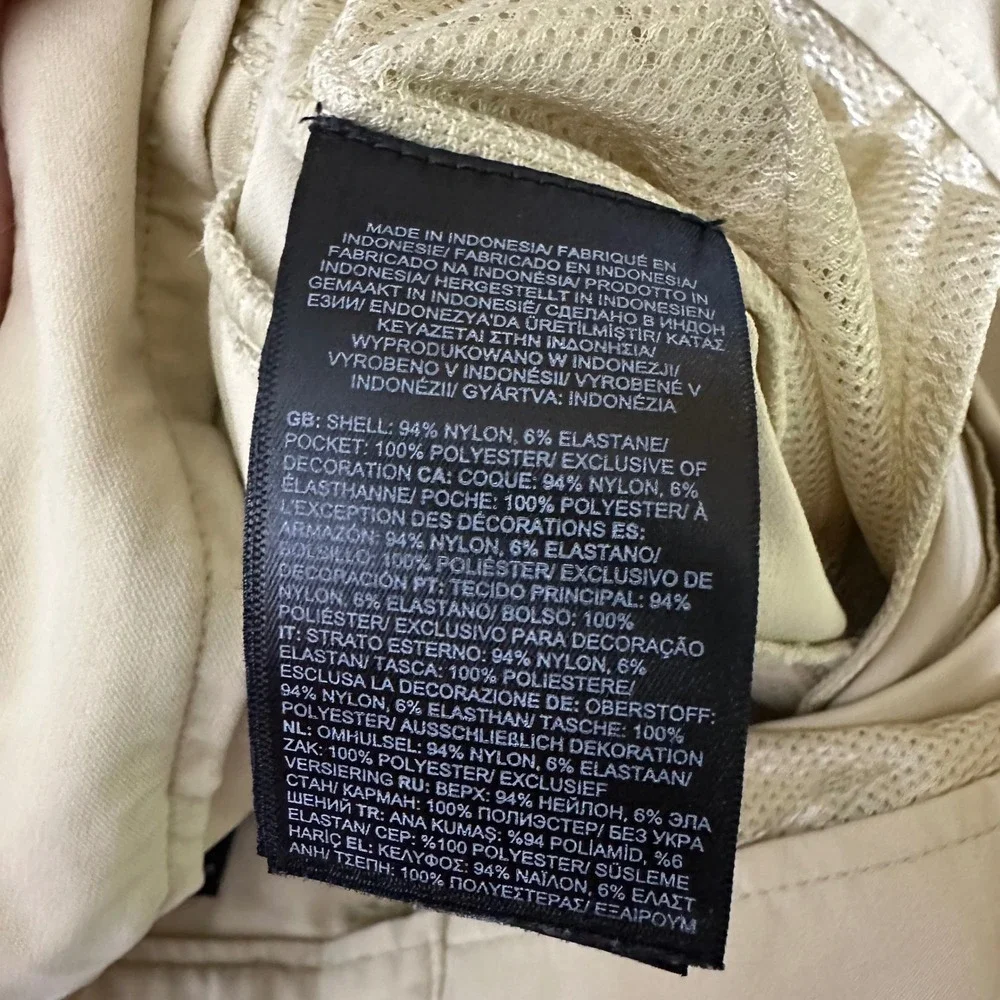 North Face Technical Climbing Pants Mens 32 Tan Beige UPF 40+ Trousers Gorpcore
